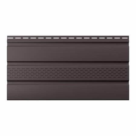 Софит ТехноНиколь частично перфорированный, пекан, 3м.