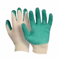 Перчатки х/б с одинарным латексным обливом 13 класс РФ 