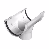 Воронка желоба ТехноНиколь ПВХ, белый