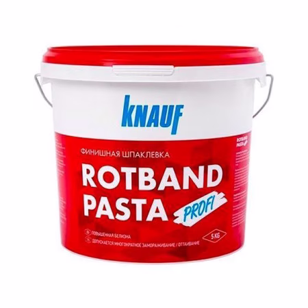 Шпатлевка Knauf Ротбанд Паста Профи готовая финишная, 5 кг. РФ 