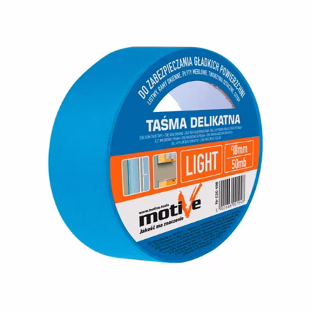 Лента малярная Motive Delicate Light 48мм х 50м для деликатных работ. Китай