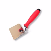 Кельма 100x110x0,5мм для внутренней кромки из нерж. стали двухкомпон. ручкой.Olejnik. РП/122510-2K/