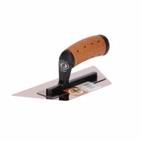 Гладилка нерж. венец. трапец. 240X127X100X0,3мм, пробка /1263240100-MHK-2/ Olejnik