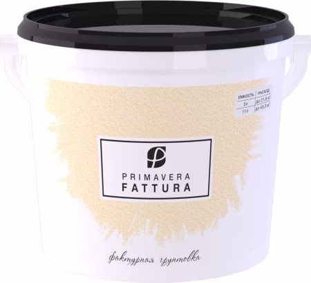 Грунтовка PRIMAVERA FATTURA фактурная белая. 13кг