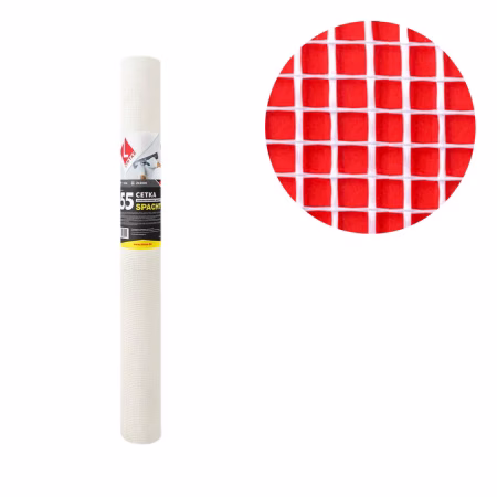 Стеклосетка  для малярных работ LIHTAR 2х2мм (50м²) Плотность 55г/м² Китай.