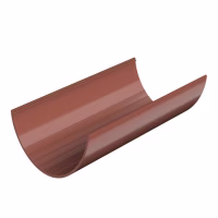 Желоб ТехноНиколь ПВХ, красный, глянец, 3м.