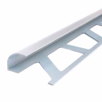 Уголок ПВХ для плитки 9мм. наружный 2,5м.п. белый. РБ