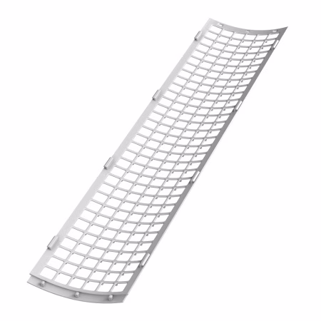 Решетка желоба защитная ТехноНиколь ПВХ, белый, 0.6м.п.
