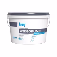 Грунт - краска Knauf Вайсгрунд полимерная белая, 15 кг. РФ