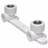 Опора двойная ПП с креплением d20х1/2мм FIRAT, Турция