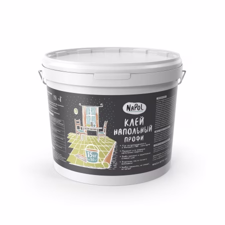 Клей «NaPol» КНП напольный профи 15 кг, РБ
