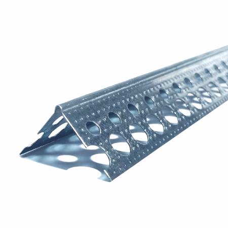 Угол 3м 0,5х18,5х18,5мм. Перфорированный алюм. усиленный. ПланМеталл. РБ