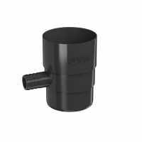 Отвод для сбора воды ТехноНиколь ПВХ, черный