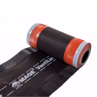 Аэроэлемент конька/хребта ТехноНиколь Luxard, 32*5000 BWK, черный