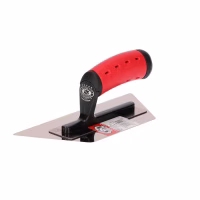 Гладилка нерж. венец. трапец. 240X127X100X0,3мм, двухкомп. /1263240100-MH2K-2/ Olejnik