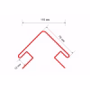 Угол наружный 75° ТехноНиколь Оптима, эдельвейс, 3м.