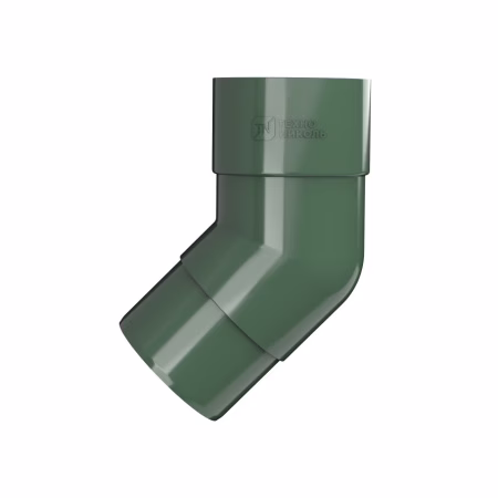 Колено трубы 108° ТехноНиколь ПВХ, зеленый