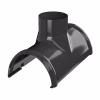 Воронка желоба ТехноНиколь ПВХ, черный