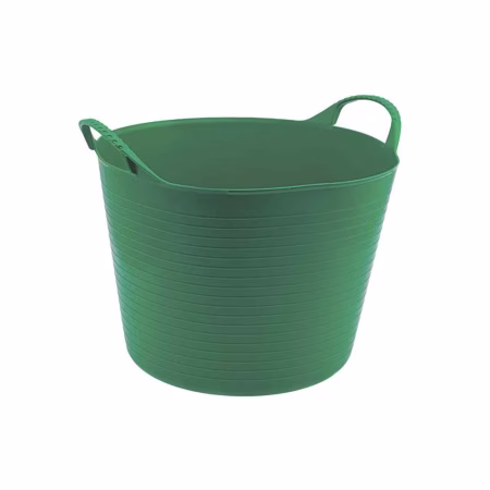 Ведро гибкое (зеленое), круглое 40 л. РФ