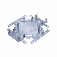 Соединитель одноуровневый "краб" для профиля CD 60х27 0.7мм. Grand Line. РФ