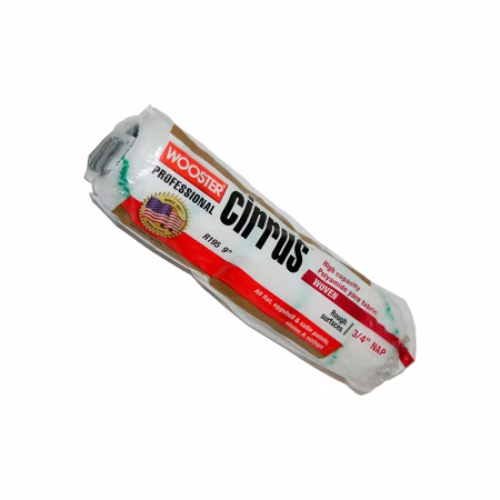 Валик Wooster Длина 22,86см. Ворс 9,5мм. Cirrus 1/2 9" США