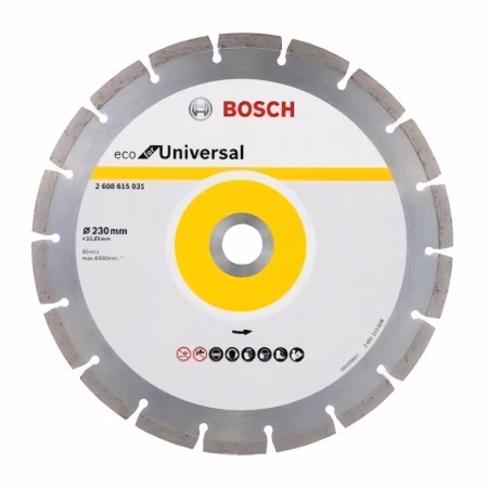 Диск (Круг) алмазный 230*22мм. Сегментированный универсальный ECO UNIVERSAL BOSCH (2608615044)