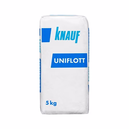 Шпатлевка Кнауф Унифлот гипсовая высокопрочная, 5кг. Германия.