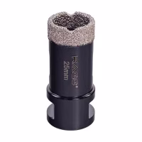 Коронка алмазная d25 мм по керамике Vira для УШМ М14. Китай (559582)