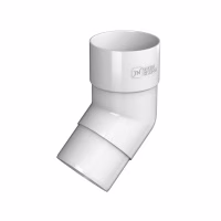Колено трубы 108° ТехноНиколь ПВХ, белый