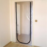 Временная дверь с молнией Follenter mit Reiverschlu U-тип. шир.проема от 60 см 220х120 см.[49 91 30]