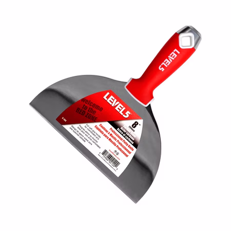 Шпатель малярный 203,2мм (8'') углеродистая сталь с мягкой рукояткой. LEVEL5. Польша /5-154/