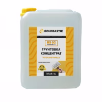 Грунтовка Goldbastik BS 02 в/д глубокопроникающая бесцветная концентрат (1:1), 5л. РБ