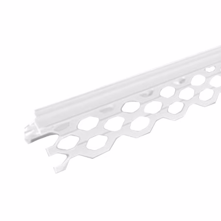 Угол для мокрой штукатурки ПВХ 36х36мм. 6мм. L=3,0м. РБ