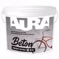 Штукатурка декоративная Aura Dekor «Beton» 0.2мм, серая 8кг, РБ
