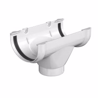 Воронка желоба ТехноНиколь Оптима (D120/80), белый