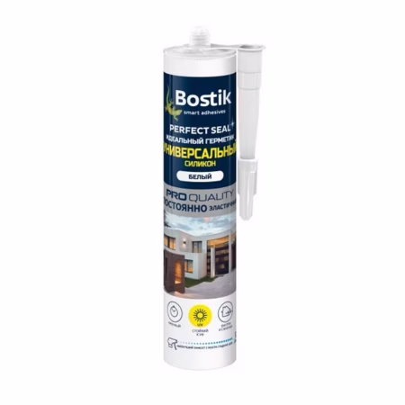 Герметик силиконовый универсальный Bostik Perfect Seal Белый 280мл. Нидерланды