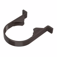 Хомут трубы ТехноНиколь ПВХ, темно-коричневый