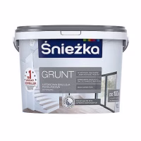 Грунт - краска Sniezka Grunt латексная белая, 10 л. РП