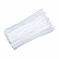 Хомут-стяжка 200 x 3,6 мм Белый (100 шт). Китай