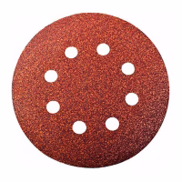 Круг шлифовальный БАЗ под липучку D225 P240 8отв. РФ.