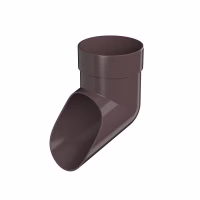 Слив трубы ТехноНиколь Оптима (D120/80), темно-коричневый