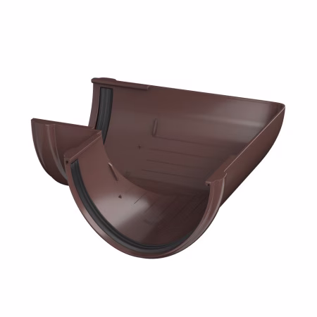 Угол желоба 90° ТехноНиколь ПВХ, коричневый