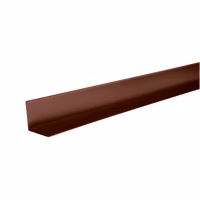 Уголок металлический внутренний ТехноНиколь Hauberk, полиэстер, коричневый (RAL 8017)