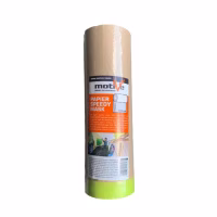 Бумага укрывочная 30 см x 20 м. Speedy mask рулон с клейкой лентой. Польша 