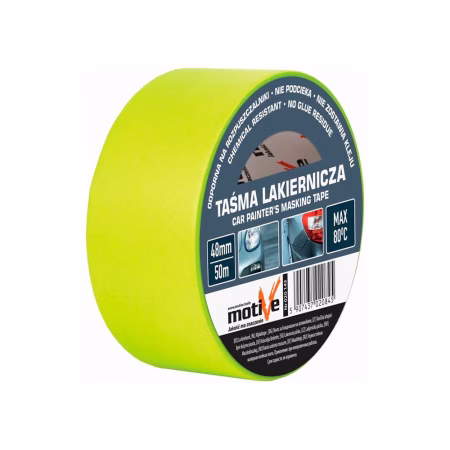 Лента малярная Motive зеленая 25мм x 50м термостойкая. Китай