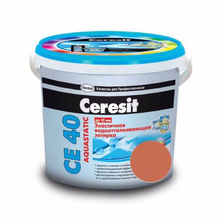 CERESIT CE 40 aquastatic Композиция для заполнения швов, НВ кирпич (49) (Беларусь) 2 кг