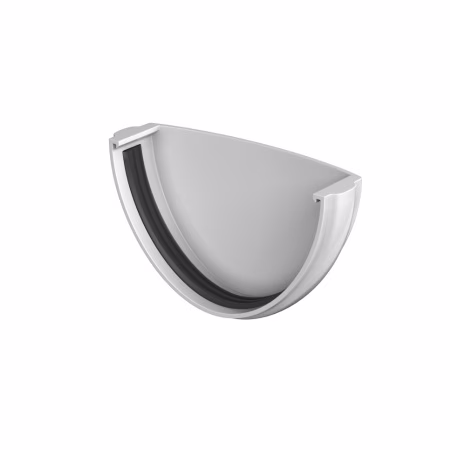 Заглушка желоба ТехноНиколь ПВХ, белый