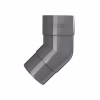 Колено трубы 135° ТехноНиколь ПВХ, серый