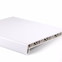 Подоконник ПВХ белый Renolit сатин с заглушкой. Ширина 300мм. Длина 1400мм. РФ