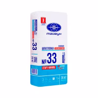 Шпатлевка Тайфун Мастер № 33 гипсовая старт/финиш. БЕЛАЯ, 20кг. РБ